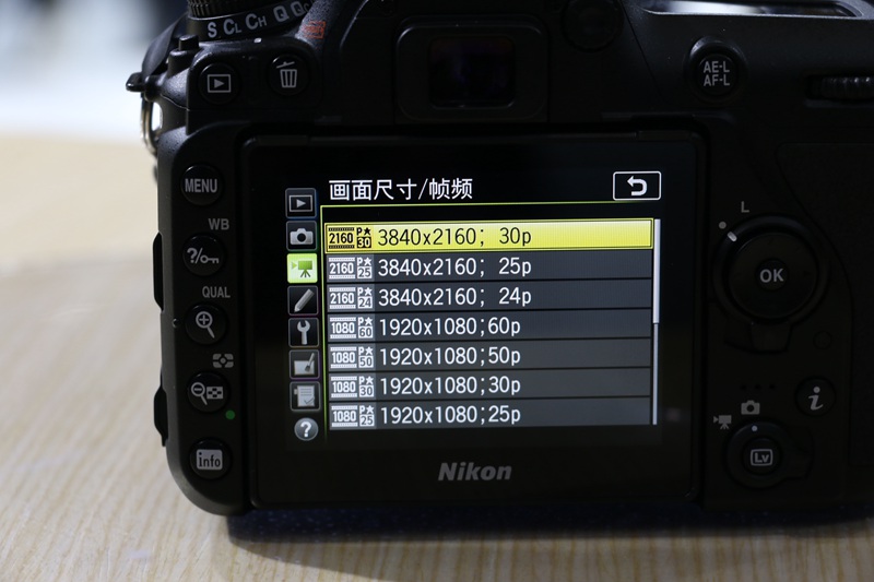D7500支持4K视频拍摄